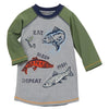 Mud Pie Kids Eat, Sleep, Fish Boys Swim Rash Guard Shirt