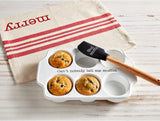Mud Pie Home Circa Collection CANT NOBODY TELL ME MUFFIN Baking Pan Spatula Set