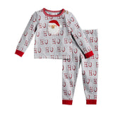HO HO HO Santa Boys Girls 2 Pc Christmas Pajamas Set