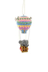 Cody Foster Welcome Little One New 1st Baby Elephant Hot Air Balloon Christmas Ornament