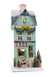 Cody Foster Mint Green Downtown Coffee and Tea Room Christmas Village Store House