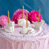 Glitterville Unicorn Woodland Animals Birthday Cake Cupcake Set of 4