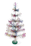 29" Tall Shaggy Iridescent Mylar Branch Tabletop Christmas Tree