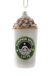 Cody Foster Pumpkin Spice Latte Take Out Cup 4" Christmas Ornament