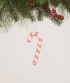 Bethany Lowe Hot Pink Candy Cane 5" Long Sugared Christmas Ornament
