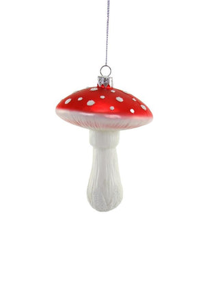 Cosmic Red Woodland Gnome Mushroom 4.5" Christmas Ornament