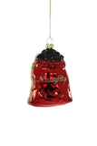 Cody Foster BAG OF COAL Naughty List Funny Glass Christmas Ornament