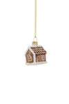Cody Foster 1.5" Mini Gingerbread House Glass Christmas Tree Ornament