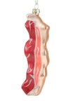 Cody Foster Bacon Breakfast Favorite Faux Food Christmas Glass Ornament