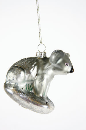 Cody Foster Sweet Australia Koala Bear Glass 3" Christmas Ornament