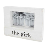 Mud Pie Home Wedding Party Collection "The Girls" Bridesmaid Block Frame- 7" x 9" (Holds 4" x 6")