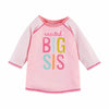 Mud Pie Kids Pink EXCITED BIG SIS Sister Girls Tee Shirt T-Shirt for Photos Pix