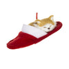 Mid West Orange Cat Sleeping in Slipper 5.25" Wide Christmas Ornament