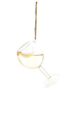 Cody Foster White Chardonnay Wine Glass of Wine Christmas Ornament