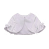 Bonnie Jean Girls Communion Jacket White with Small Ribbons on the Side