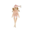 15" Pink Faux Fur Plush Sugar Plum Fairy Ballerina Angel Soft Doll Toy