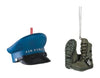 USAF Military Air Force Hat and Boots Christmas Ornament Set