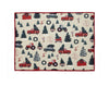 Vintage Red Car with Christmas Tree Holiday Kitchen Decor
