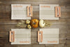 Mud Pie Home THANKFUL Thankgiving Woven Cloth Placemat Napkin Set of 4
