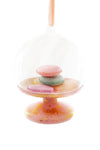 Cody Foster Macarons French Meringue Cookies in Glass Dome 5" Christmas Ornament