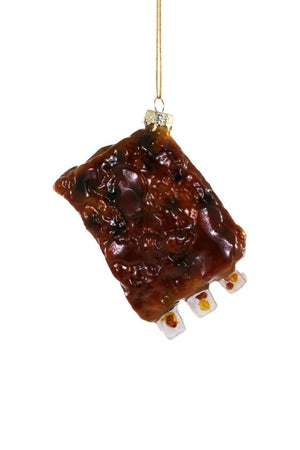 Cody Foster RACK O RIBS BBQ Pork Beef Grilled Glass Christmas Ornament