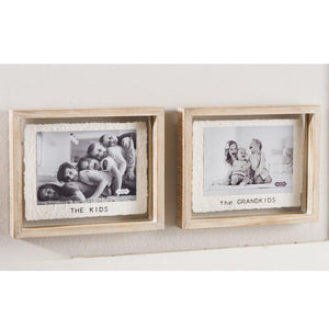 Mud Pie Home "The Kids" Photo Picture Frame Family Kids Holds 5" x 7"