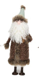 180 Degrees 11" Gnome Woodland Santa Coat with Star Christmas Village Figure