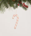 Bethany Lowe Pink Candy Cane 5" Long Sugared Christmas Ornament