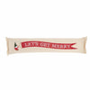 Let's Get Merry Christmas Gnome Banner Lumbar PIllow 7" by 33"