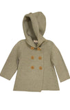 Bonnie Jean Baby Girls Gray Hooded Coatigan Sweater Jacket 