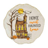 Mud Pie Home Haunted House Halloween 12.5" Speckled Stoneware Serving Platter