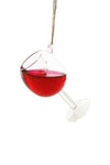 Cody Foster Red Merlot Wine Glass of Wine Christmas Ornament