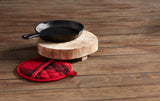 Handled Wood Slice Slab Trivet Hot Plate Buffalo Check Pot Holder Set