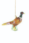 Cody Foster Pheasant Wildlife Field Fowl Bird Glass Christmas Ornament