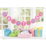 Mud Pie "1st Birthday" Pink Girls Birthday Banner Sign