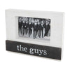 Mud Pie Home Wedding Party Collection "The Guys" Groomsmen Block Frame- 7" x 9" (holds 4" x 6")