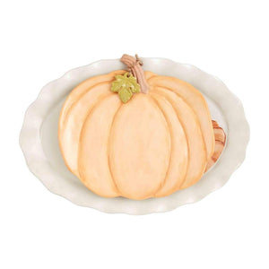 Mud Pie Home GATHER TOGETHER Pumpkin Thanksgiving Serving Platter Set