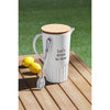 Mud Pie Home Circa Collection Melamine Outdoor LET'S DRINK TO THAT 58 Oz Pitcher Set