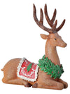 8.5" Iced Gingerbread Cookie Laying Christmas Village Figure