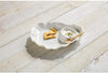Mud Pie Home Natural Beauties Beach Collection Oyster Shell Shape Chip and Dip Serving Set