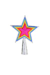Cody Foster Distant December Small Rainbow Silver 11" Christmas Tree Topper