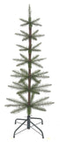 Green Faux Feather Bristle 50" Tall Skinny Thin Christmas Tree