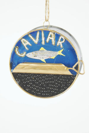 Cody Foster Caviar Salmon Fish Eggs Luxury Faux Food Replica Christmas Ornament