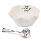 Mud Pie Circa Fiesta Collection Salsa Dip Cup and Spoon Set