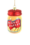 Jar of PB Peanut Butter Faux Food Christmas Ornament