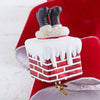 Clip-On Santa in Chimney 5" Christmas Ornament