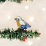 Old World Christmas Mini American Bird Blue Jay Nuthatch and Bluebird Christmas Ornament Set