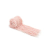 Faux Fur Pink Shearling Christmas Garland Scarf Ribbon for Tree, 6.5' Long