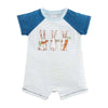 Mud Pie Kids Striped Easter Bunny with Carrot Boys Shortalls Short Set