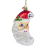 Kurt Adler Noble Gems Santa Moon Face 4.5" Christmas Ornament